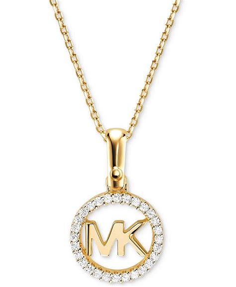 michael kors necklace set|Michael Kors sterling silver necklace.